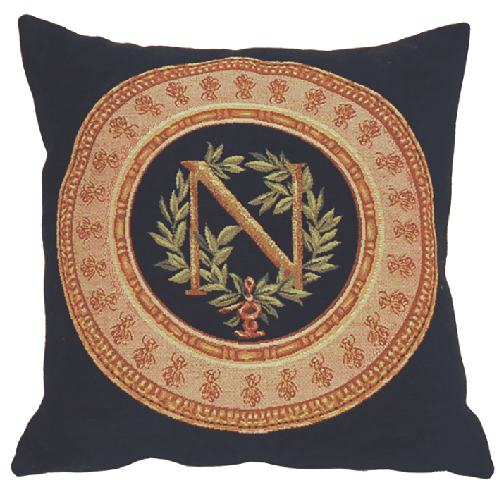 Coussin Napoléon noir - Jules Pansu