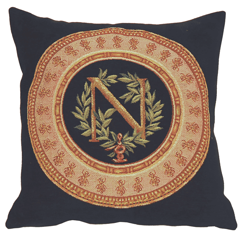 Coussin Napoléon noir - Jules Pansu