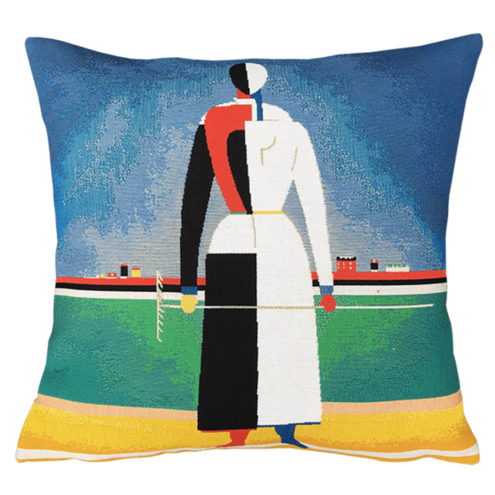 Coussin Femme au râteau 1929 Malevitch - Jules Pansu