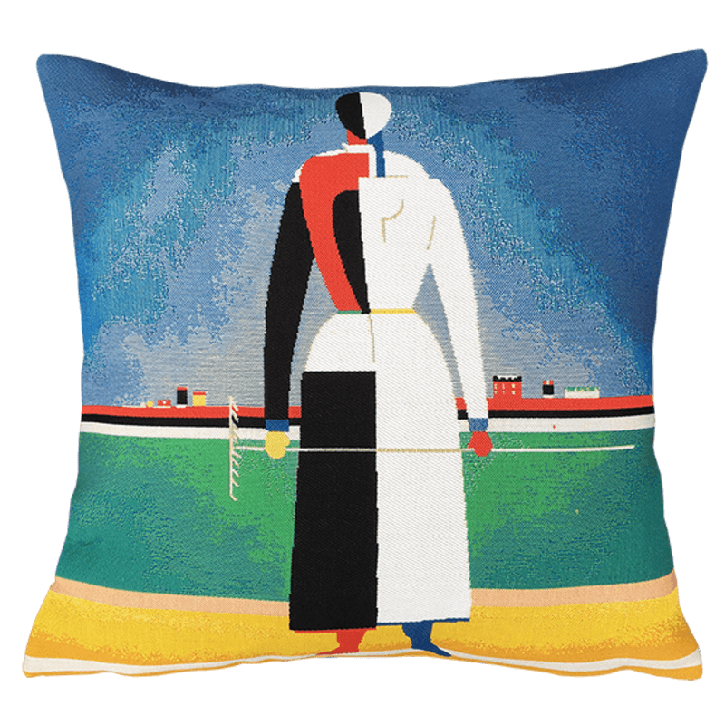 Coussin Femme au râteau 1929 Malevitch - Jules Pansu