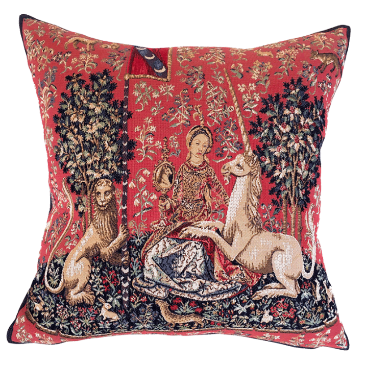 Sainte Chapelle fleur-de-lis cushion - Jules Pansu