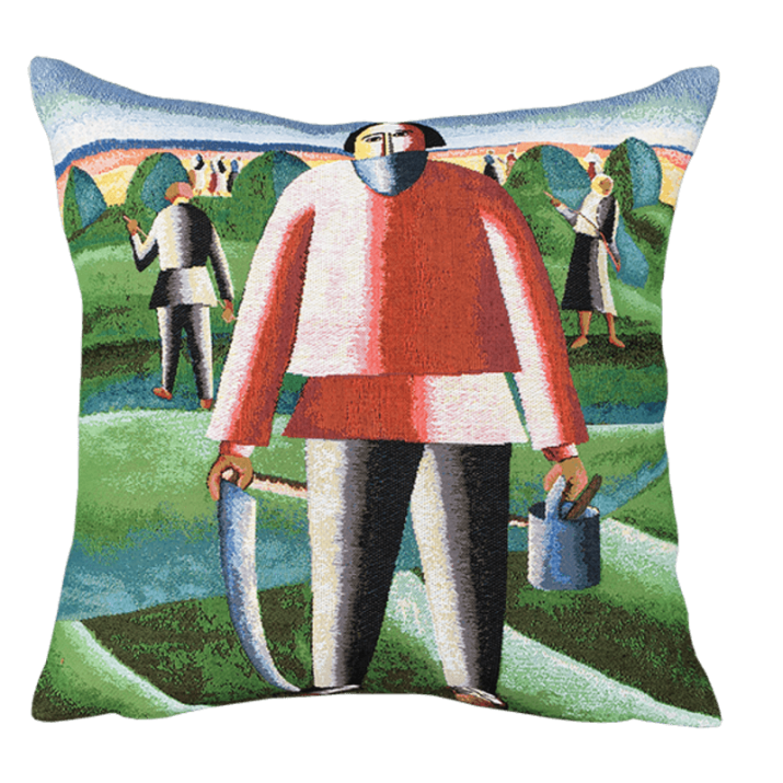 Cushion Haymaking Malevitch - Jules Pansu