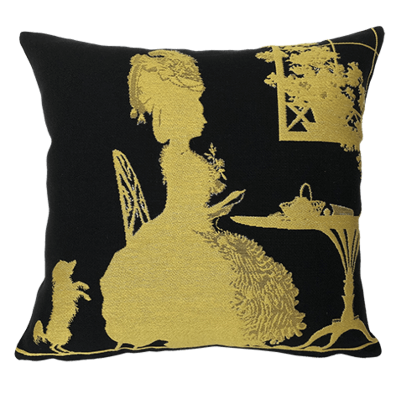 Coussin Mignon jaune - Jules Pansu