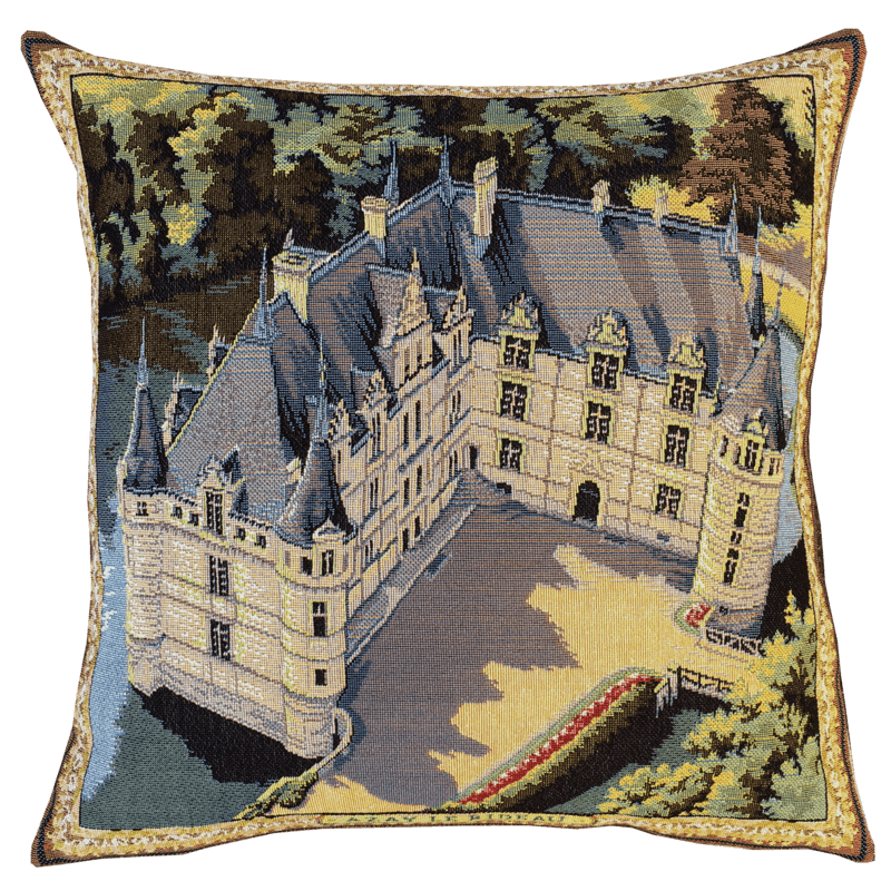Azay-le-Rideau cushion cover - Jules Pansu