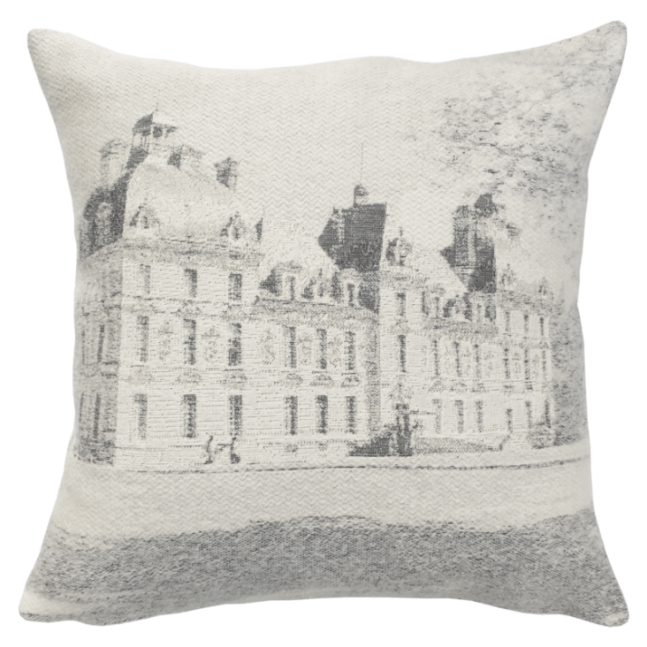 Castle Square heritage cushion,  Douceur à Cheverny - Jules Pansu
