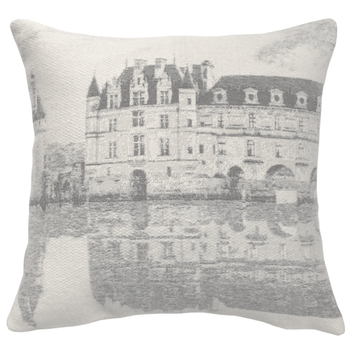 Classic castle cushion,  Douceur à Chenonceau - Jules Pansu