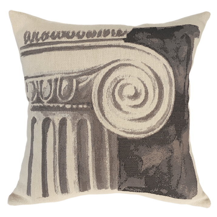 Ancient greek cushion Grey column, Mediterranean, history, design - Jules Pansu