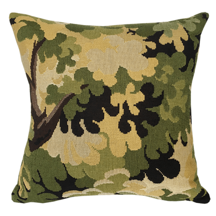 Coussin tapisserie Forêt de Paimpont - Jules Pansu