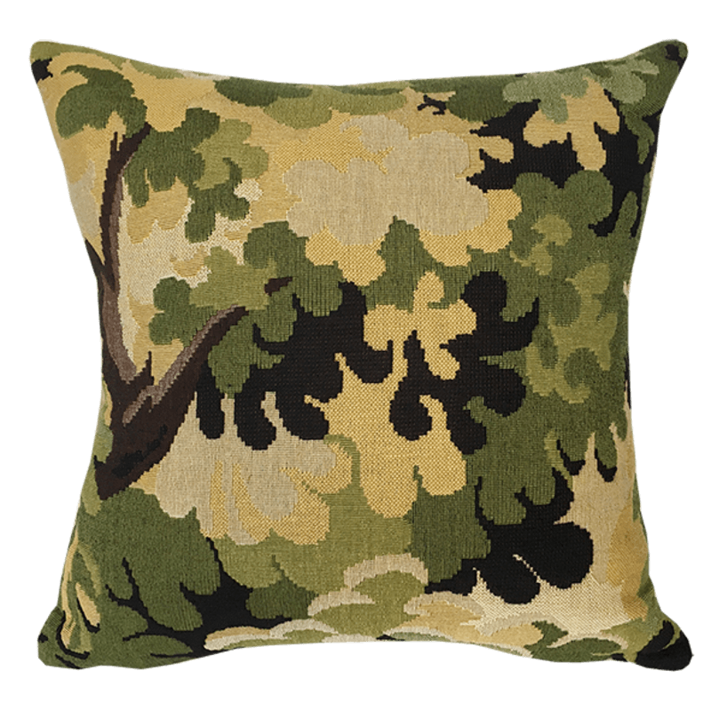 Forêt de Paimpont tapestry cushion - Jules Pansu