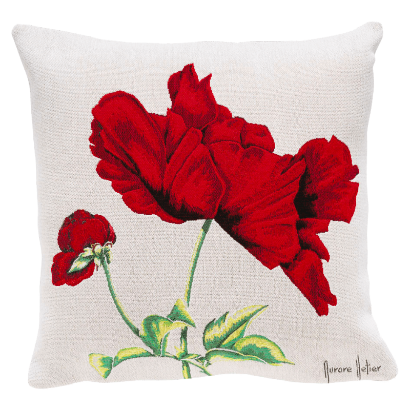 Bright hot sale red cushions