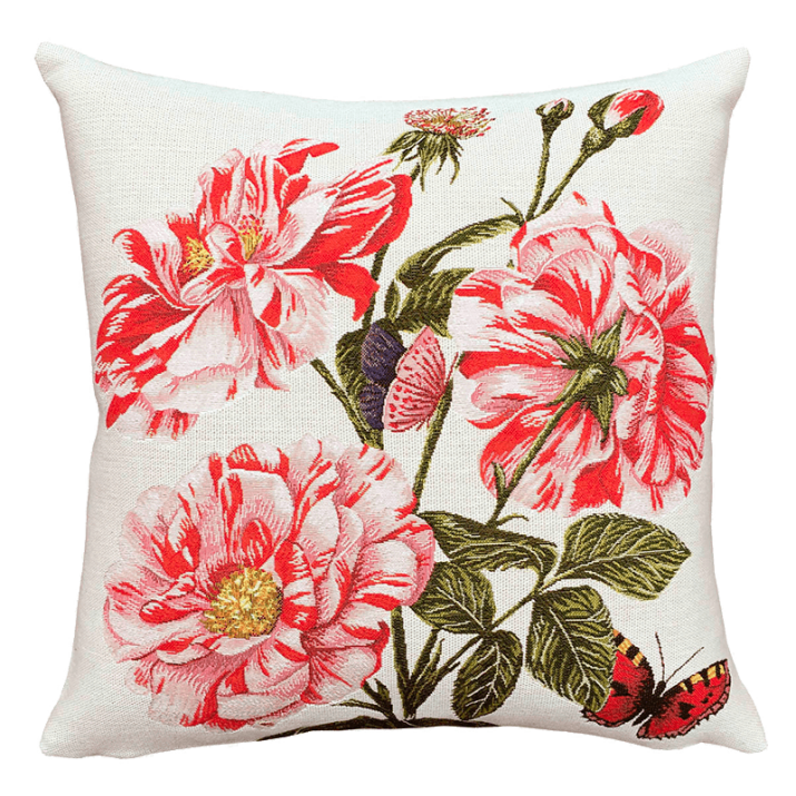Coussin floral Panaché d'Orléans - Jules Pansu