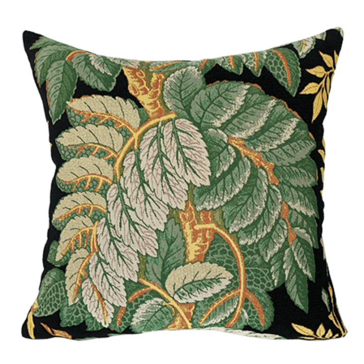 Coussin feuillage Le moulin vert - Jules Pansu