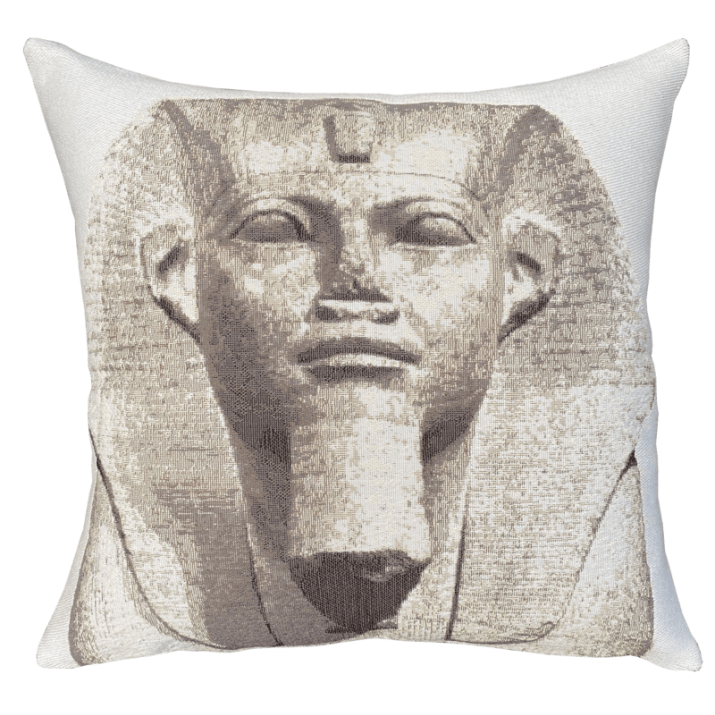 Sphinx White cushion - Jules Pansu - Greek mythology