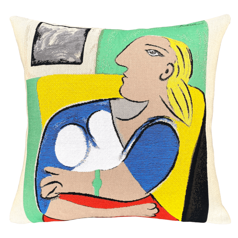 PICASSO WOMAN IN A CHAIR CUSHION COVER-