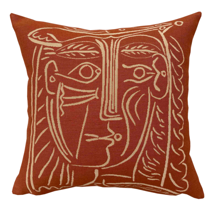 クッションカバー PICASSO WOMAN IN A CHAIR CUSHION COVER JULES PANSU（ジュール・パンス）パブロ ピカソ ウーマン インア