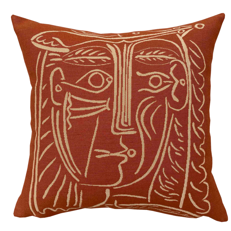 Picasso cushion Head of a woman with a hat 1962 - Jules Pansu - museum gift