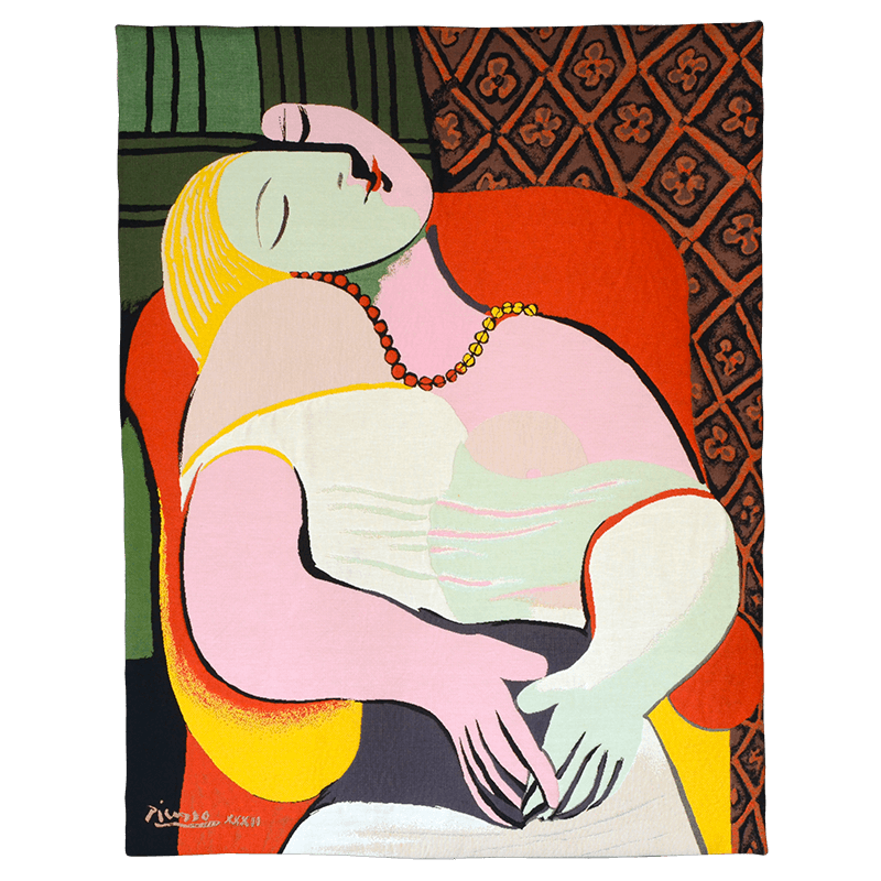 Picasso tapestry Le Rêve 1932 - Jules Pansu weaver - © Succession Picasso