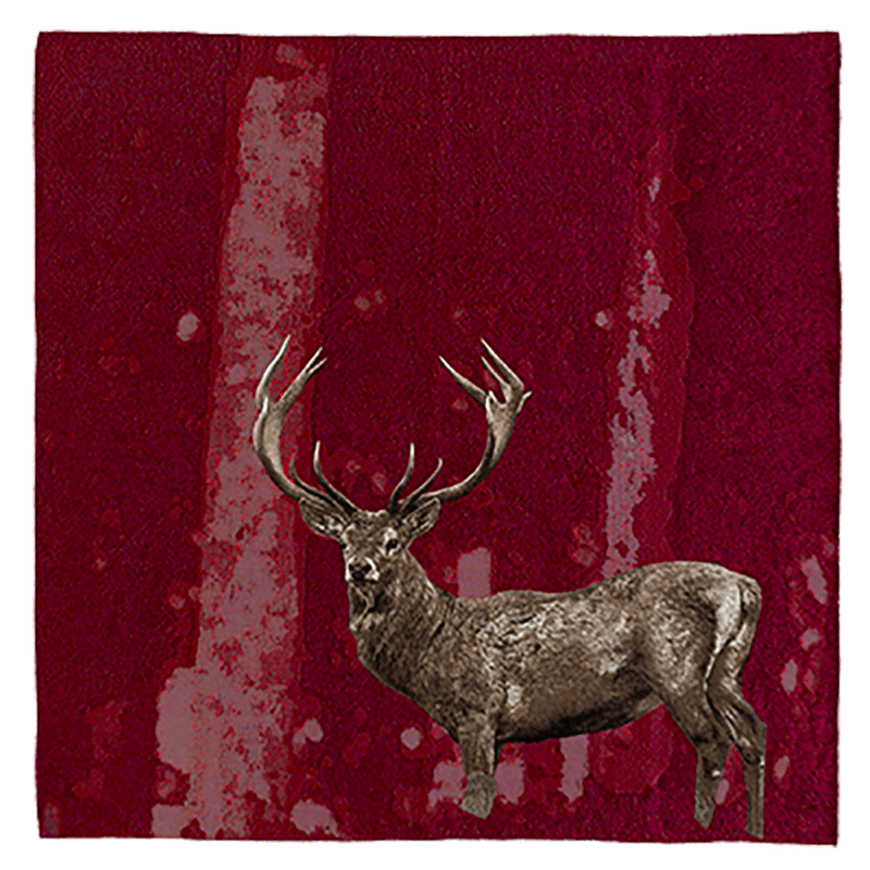Throw Bois dormant red - Jules Pansu