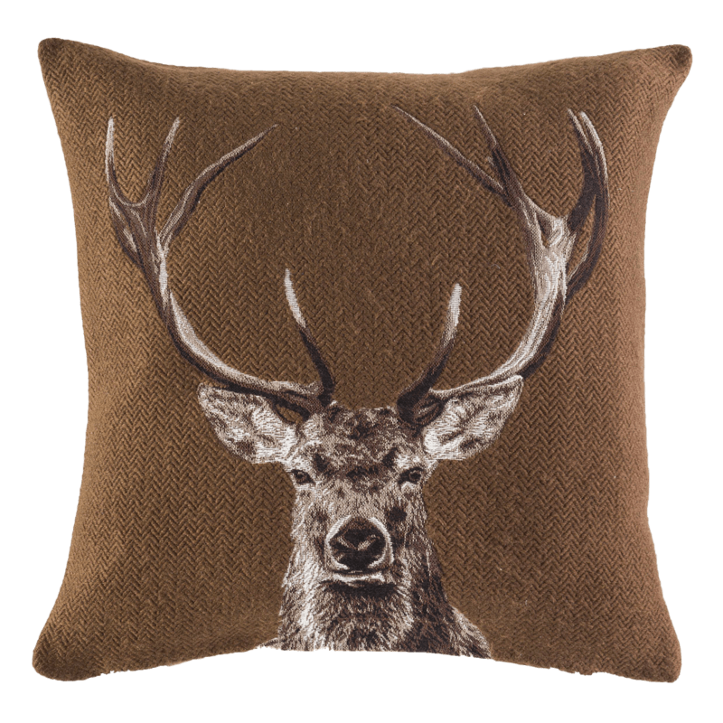 Sleeping wood chestnut cushion, winter, design, deco, minimalist - Jules Pansu