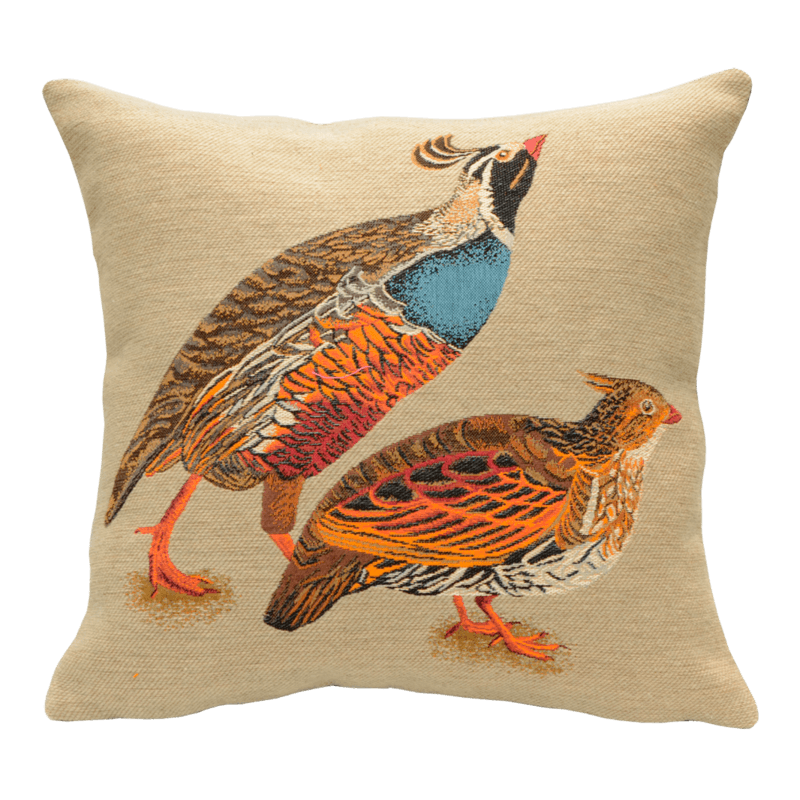 Colins Huppés beige Muffin cushion, countryside, hunting relay - Jules Pansu