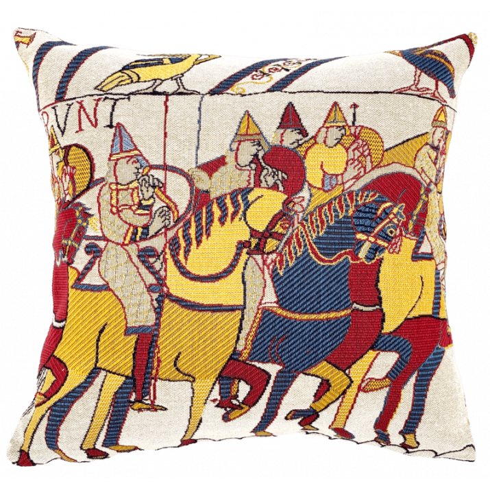 Order of battle cushion - Jules Pansu - Bayeux Tapestry