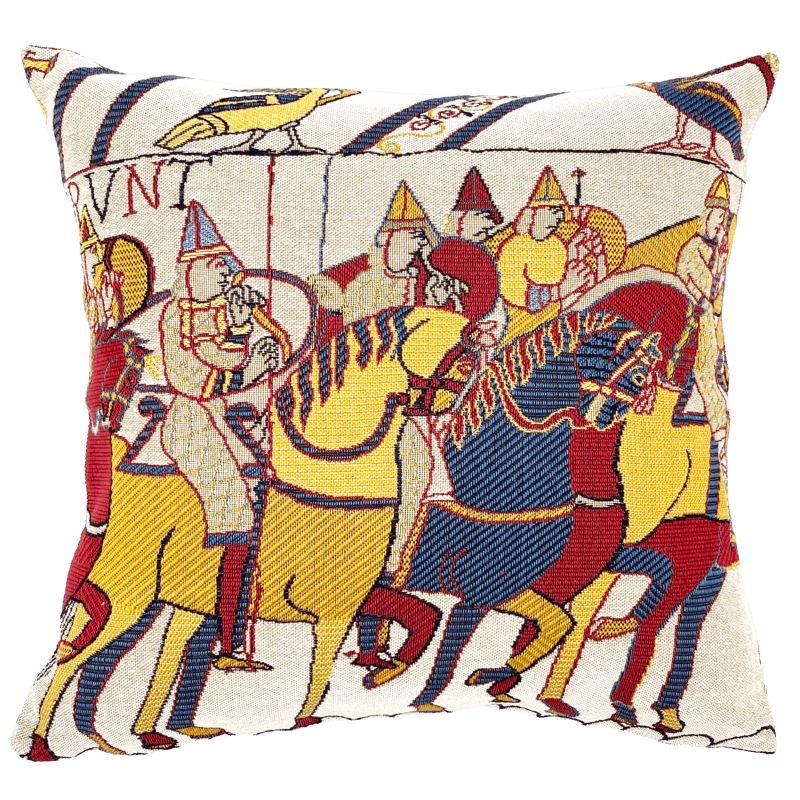 Coussin Ordre de bataille - Jules Pansu - Tapisserie de Bayeux