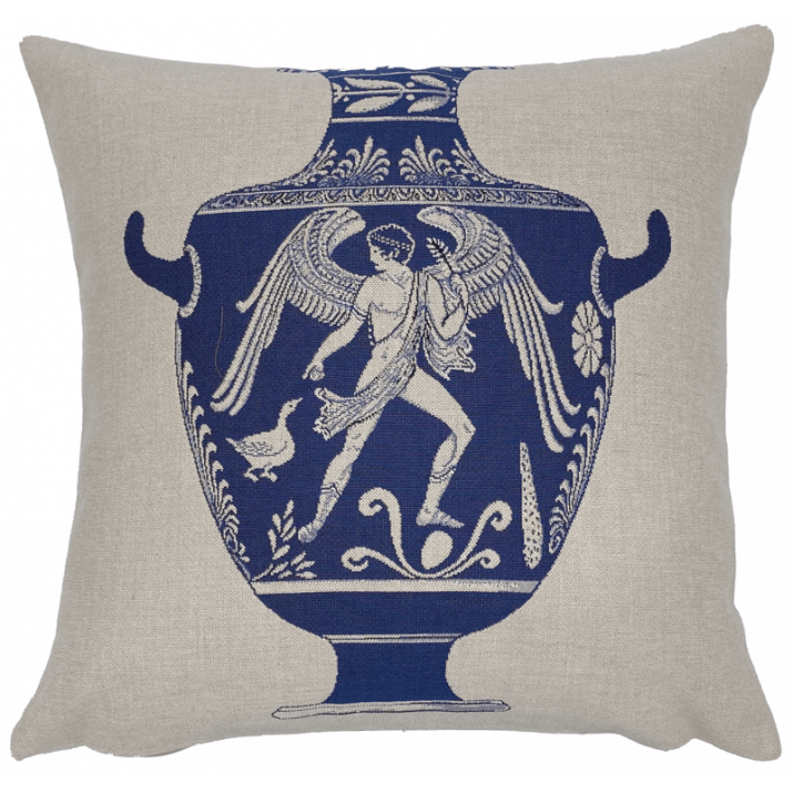 Housse de coussin Eros bleu - Jules Pansu boutiques de musées
