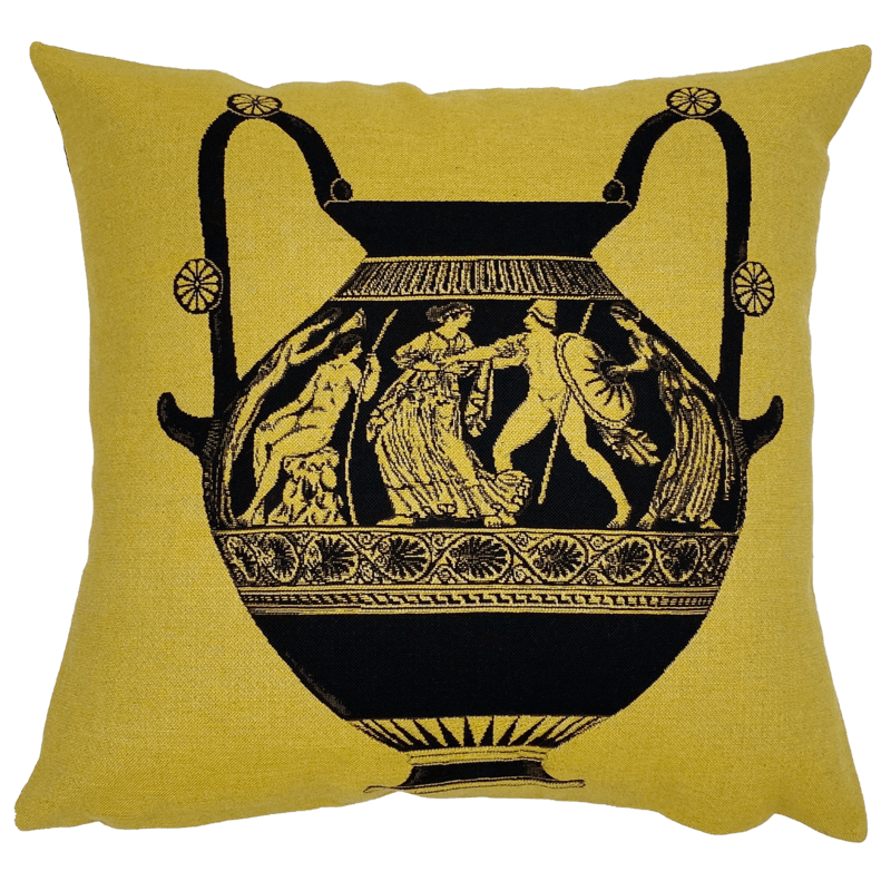Coussin Ulysse jaune - Jules Pansu