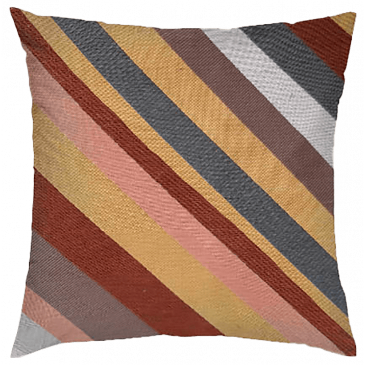 Coussin Oblique - Jules Pansu - couleur chaude