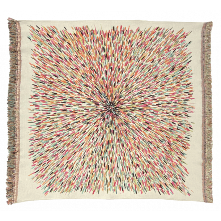 Tumulys limestone throw Elise Fouin - Jules Pansu - upholstery throw