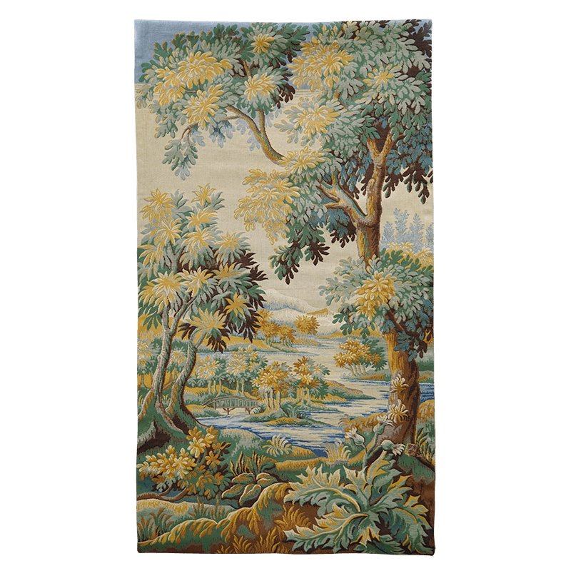 Tapisserie Forêt de Clairmarais - Jules Pansu Verdure Tapisserie jacquard; décoration manoir, chateau
