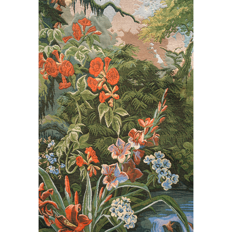 Détail Tapisserie Agapanthes - Jules Pansu