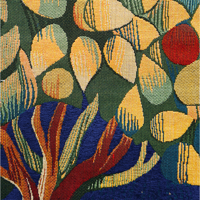 Detail of the fruit tree tapestry - Jules Pansu