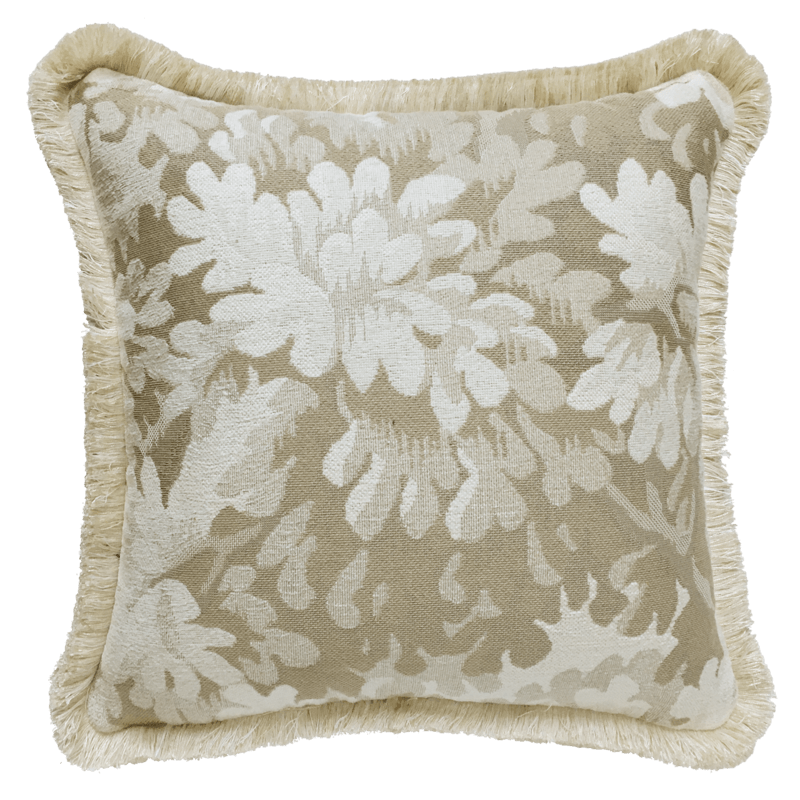 Bergère beige cushion - Jules Pansu - Verdure - Marabout - Jacquard weave