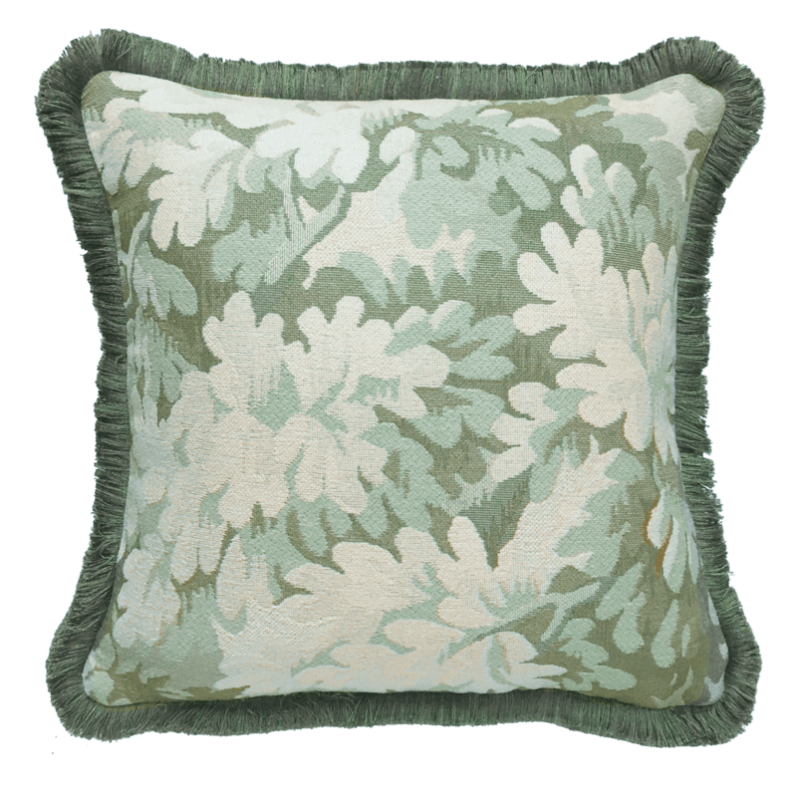 Coussin vert bergère - Jules Pansu