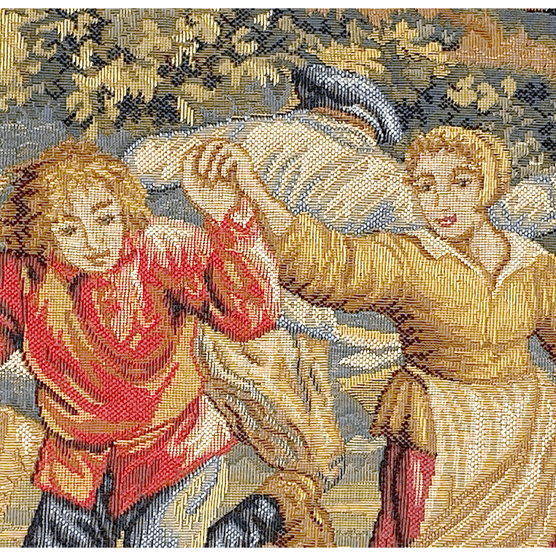 Détail of May tree tapestry - Jules Pansu