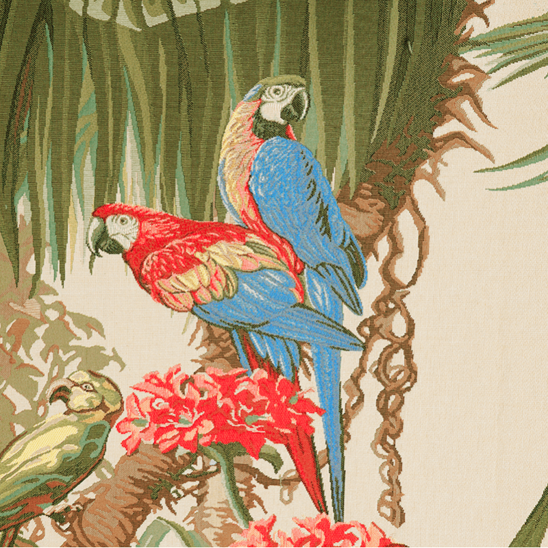 Detail of Wonderful Landscape Tapestry - Jules Pansu