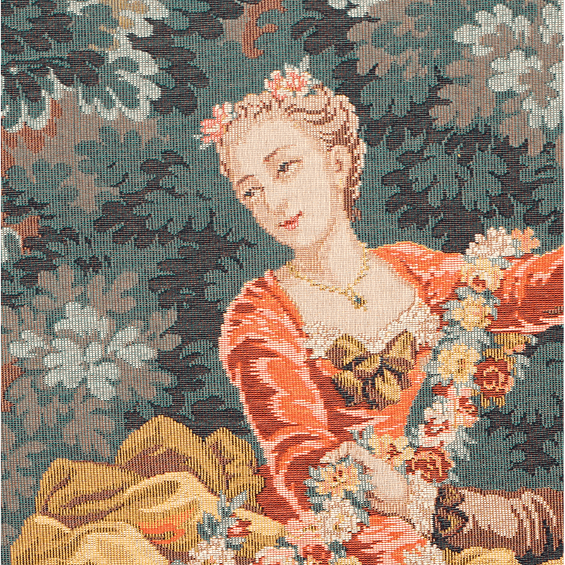 Tapestry L'indiscrétion detail 2 - Jules Pansu