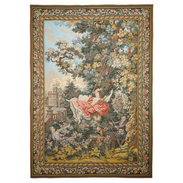 Tapestry L'escarpolette - Jules Pansu