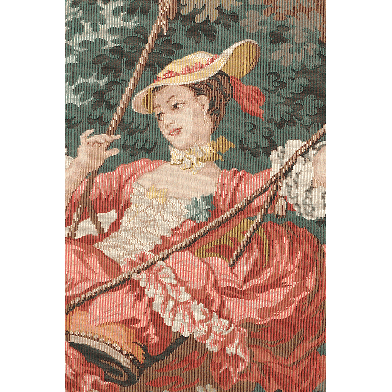 Détail Tapestry L'escarpolette - Jules Pansu