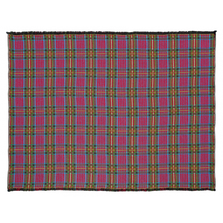 Throw Scotland with a red tartan pattern - Jules Pansu