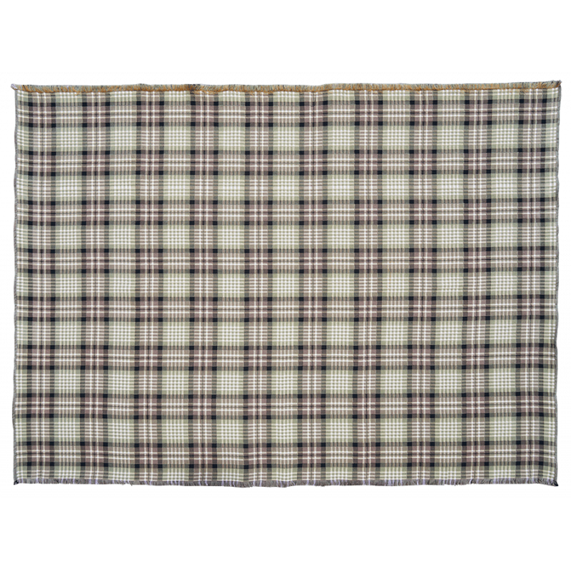 Plaid tartan Scotland naturel - Jules Pansu
