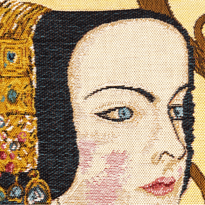 Détail Housse de coussin Klimt L'attente - Jules Pansu