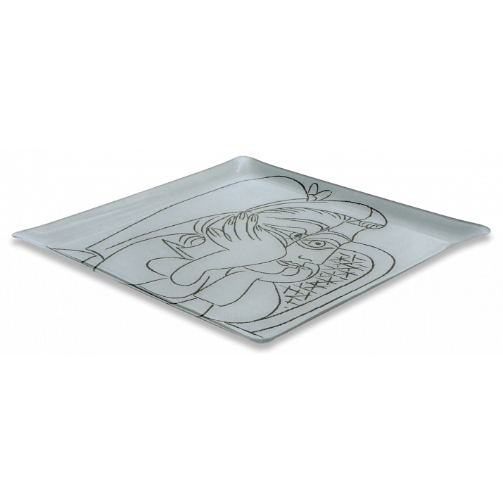 Détail Plateau Femme accoudée 1959 - Jules Pansu