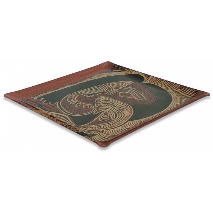 Detail Femme au collier tray 1959 - Jules Pansu