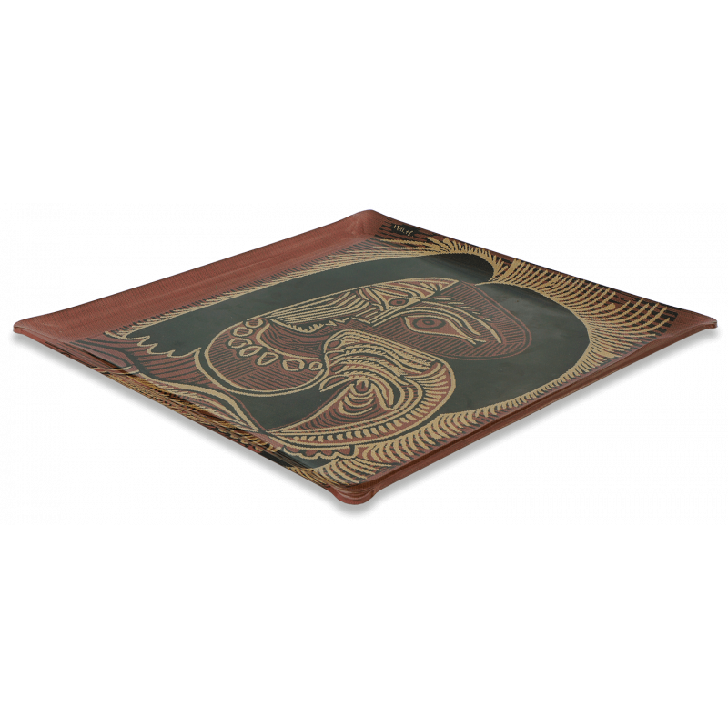 Detail Femme au collier tray 1959 - Jules Pansu