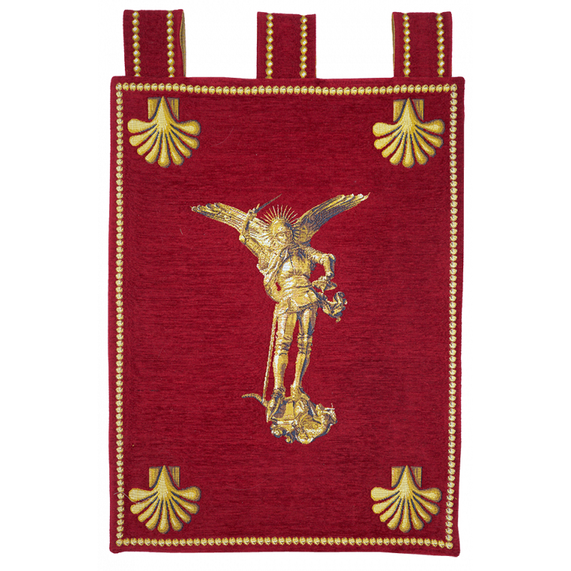 Archangel Tapestry - Mont Saint Michel Abbey - Jules Pansu
