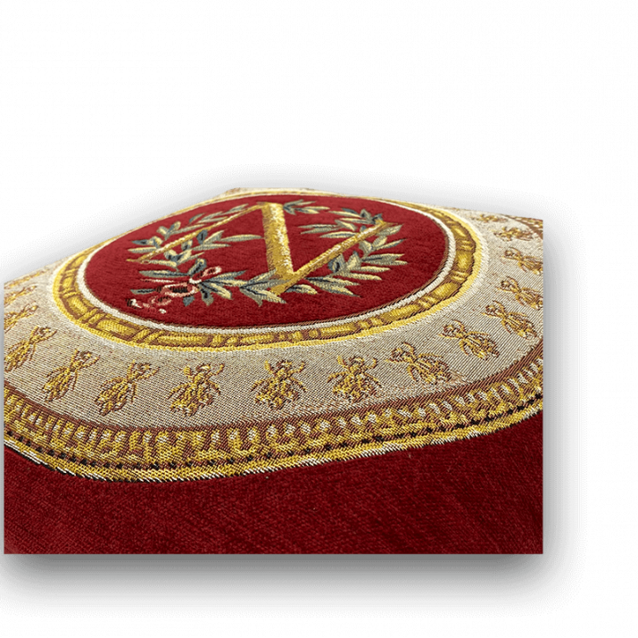 Détail housse de coussin Napoléon  - Jules Pansu