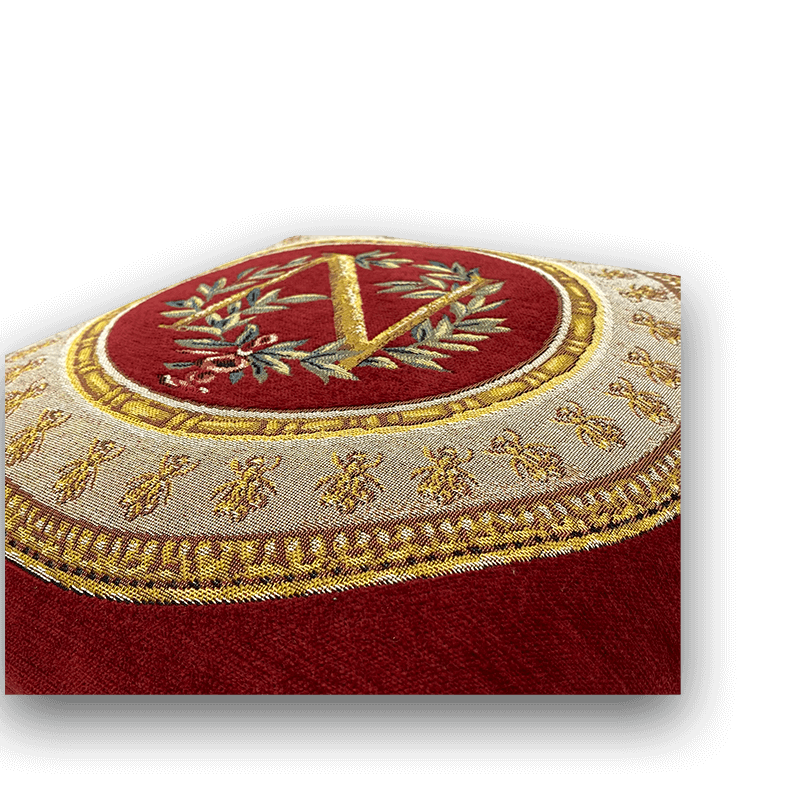 Détail housse de coussin Napoléon  - Jules Pansu