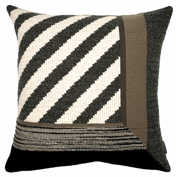 Coussin diagonale beige - Jules Pansu